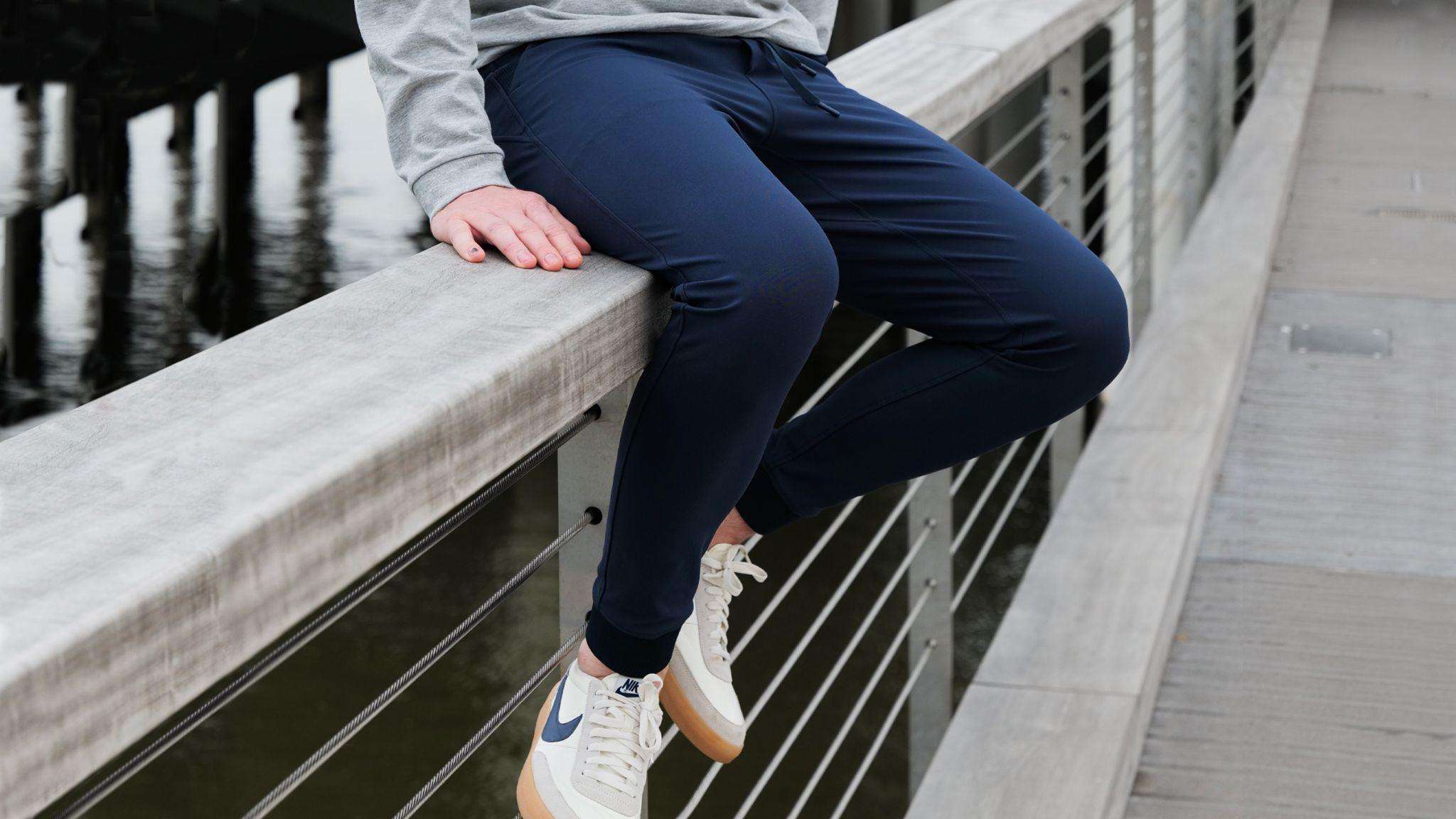 These aren't khakis. They're sweatpants. And you can wear them everywhere.